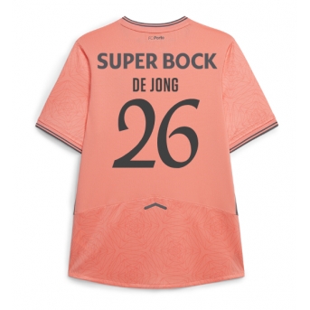 Billige Fotballdrakt Porto Luuk de Jong #26 Replika Bortedrakt 2025-26 Kortermet